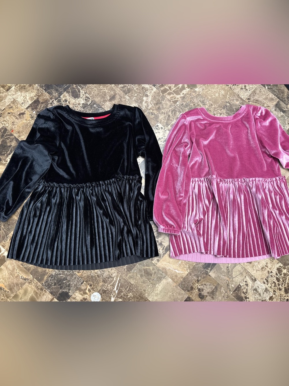 George bundles of 2 velvet dress 3 years